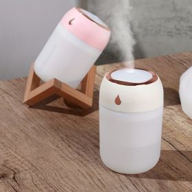 Portable Mini Pink Humidifier, 220ml,Small Cool Mist Humidifier, USB Personal Desktop Humidifier For Bedroom Travel Office Home