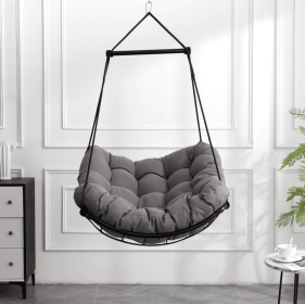 Metal Swing Sling Chair (Color: Grey)