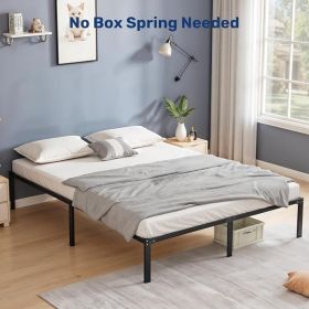 Extra Large Bed Frame (Color: Black)